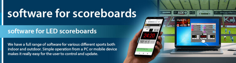 Bespoke LED Scoreboard Software | LED Scoreboards
