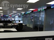 LED ticker display installed in Global Investment Company