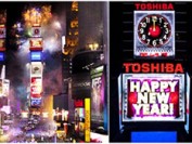 LED displays countdown to 2013 in major US cities