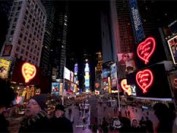 Artist harnesses Times Square LED displays