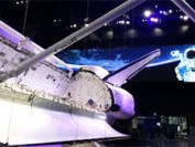 Space shuttle exhibit gets LED display