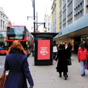 LED displays hitting 100 London bus stops