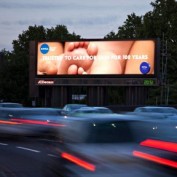 LED board launched on London's Cromwell Road