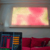 Enthusiast develops LED display manipulated by iPad