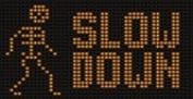 LED signs play part in road safety and driver awareness