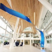 Innovative LED display is installed within O2 headquarters