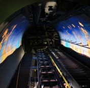 LED display integrate 3D tech into rollercoaster