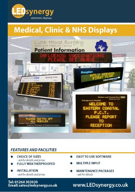 Medical & NHS Displays Image