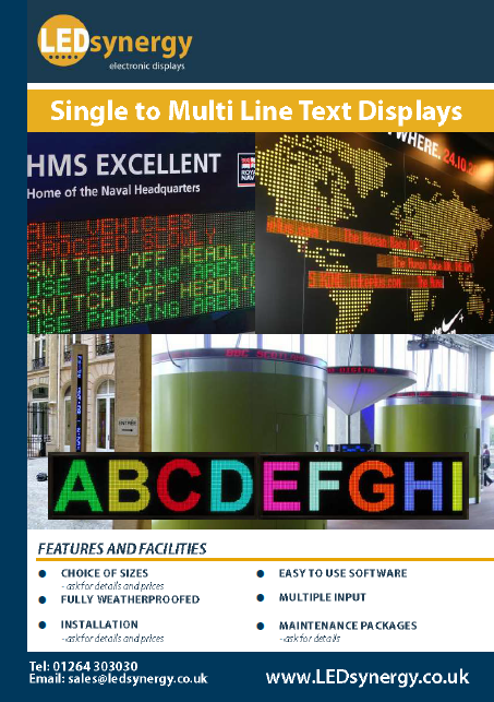 Text-Displays Image