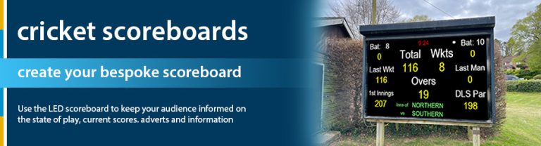Electronic Cricket Scoreboards | Cricket Scoreboards | LEDsynergy